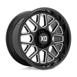 XD XD849 GRENADE 2 - Gloss Black Milled-Wheels-XD-XD84921058312-Dirty Diesel Customs