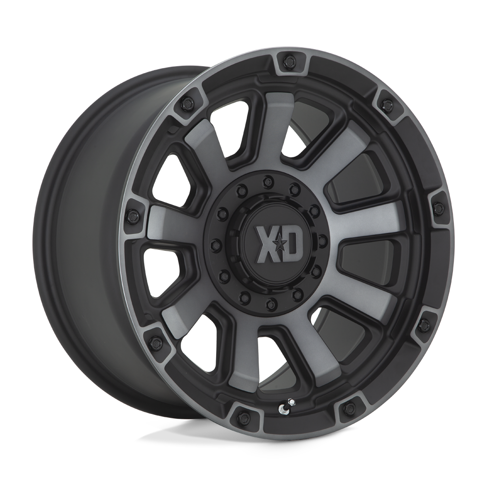 XD XD852 GAUNTLET - Satin Black W/ Gray Tint-Wheels-XD-XD85221035418N-Dirty Diesel Customs
