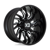 XD XD858 TENSION - Gloss Black Milled-Wheels-XD-XD85821050318N-Dirty Diesel Customs