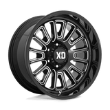 XD XD864 ROVER - Gloss Black Milled-Wheels-XD-Dirty Diesel Customs