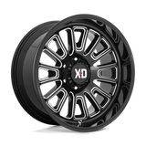XD XD864 ROVER - Gloss Black Milled-Wheels-XD-Dirty Diesel Customs