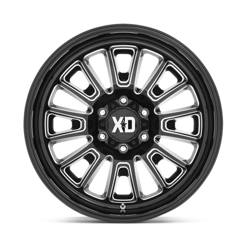 XD XD864 ROVER - Gloss Black Milled-Wheels-XD-Dirty Diesel Customs
