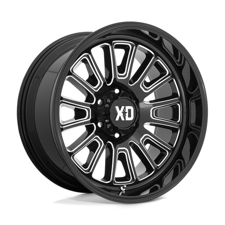 XD XD864 ROVER - Gloss Black Milled-Wheels-XD-Dirty Diesel Customs
