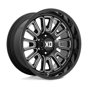 XD XD864 ROVER - Gloss Black Milled-Wheels-XD-XD86421050318N-Dirty Diesel Customs