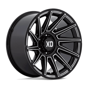XD XD867 SPECTER - Gloss Black Milled-Wheels-XD-Dirty Diesel Customs