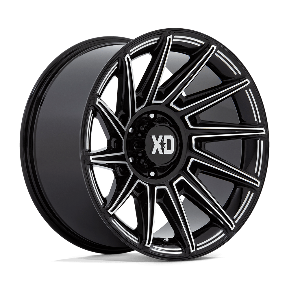 XD XD867 SPECTER - Gloss Black Milled-Wheels-XD-XD867BE20105018N-Dirty Diesel Customs