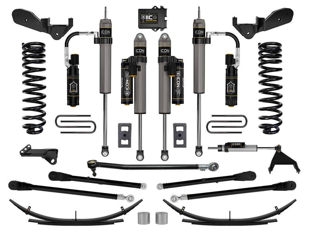 2023-2025 Powerstroke ICON 2.5 Front and Rear Lift Kit (ICOK65918L)