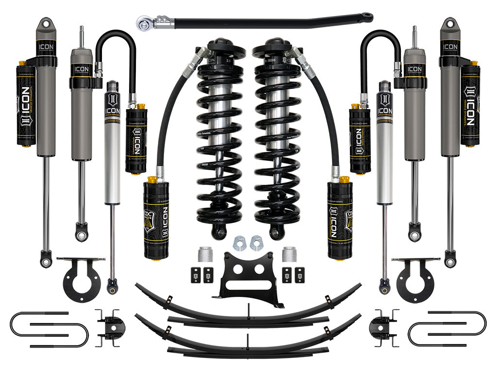 2008-2010 Powerstroke ICON 2.5 Front and Rear Lift Kit (ICOK63185)