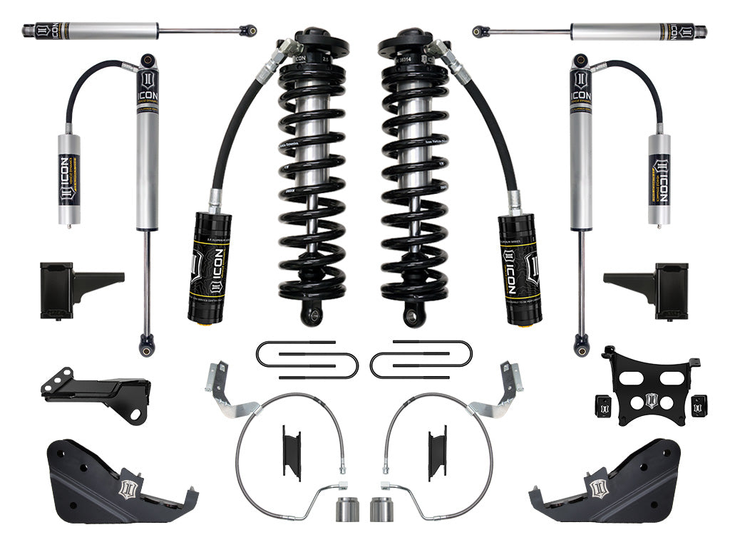 2023-2025 Powerstroke ICON Front and Rear Lift Kit (ICOK63172)