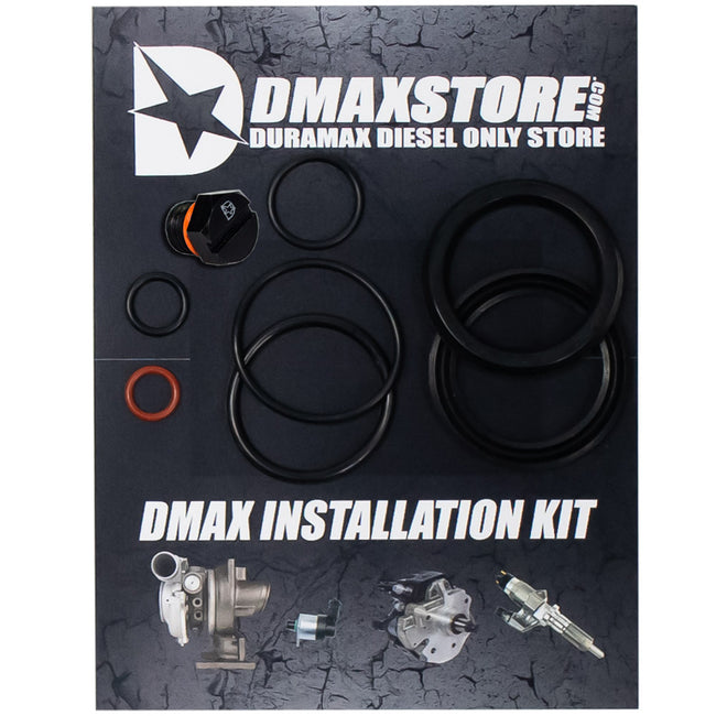 2001-2016 Duramax Filter Head Rebuild Kit w/Aluminum Bleeder Screw (DMAXORING+SCREW)
