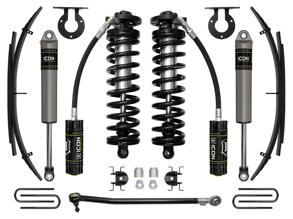 2017-2023 Powerstroke ICON 2.5 Front and Rear Lift Kit (ICOK63142L)