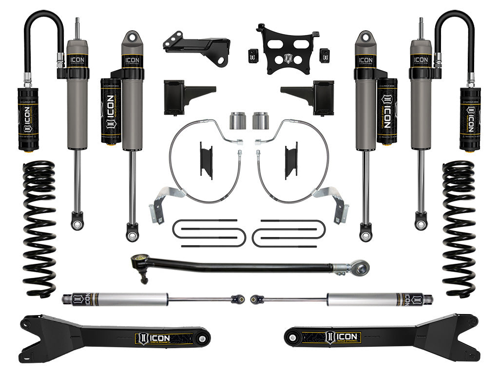 2023-2025 Powerstroke ICON Front and Rear Lift Kit (ICOK65903R)