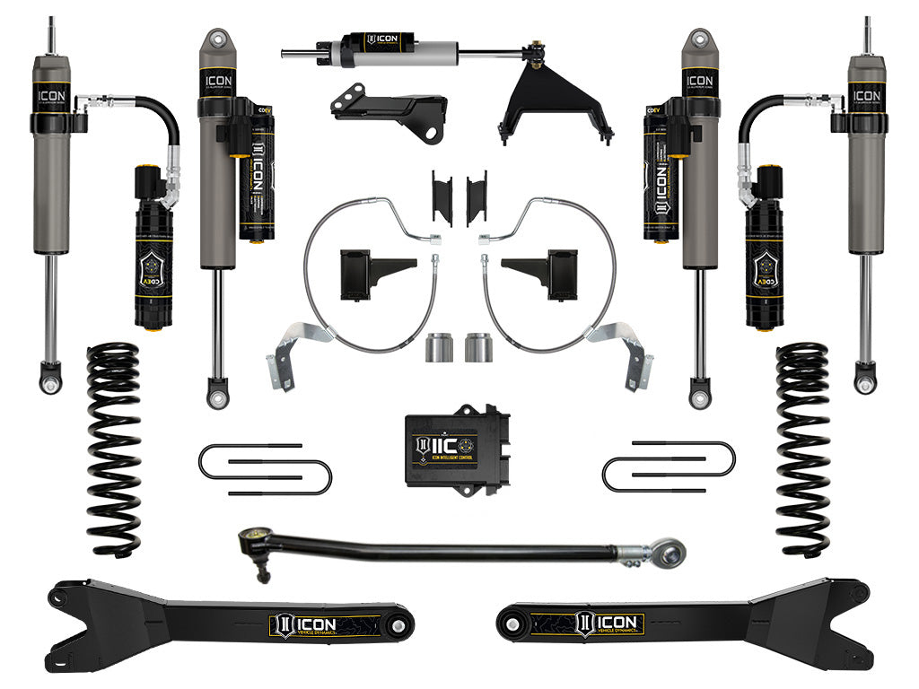 2023-2025 Powerstroke ICON Front and Rear Lift Kit (ICOK65907R)