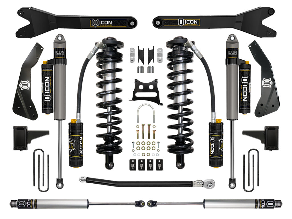 2011-2016 Powerstroke ICON Front and Rear Lift Kit (ICOK63135R)