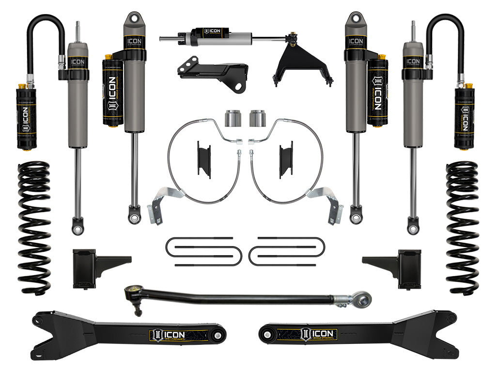 2023-2025 Powerstroke ICON Front and Rear Lift Kit (ICOK65904R)