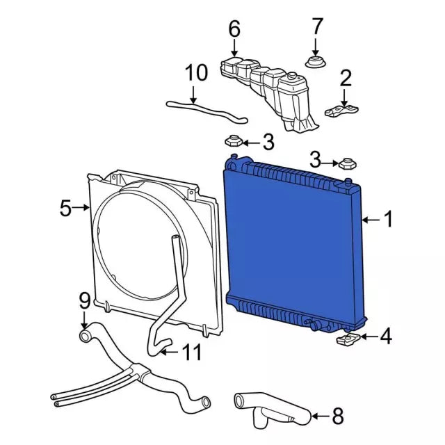 1999-2003 Powerstroke Radiator