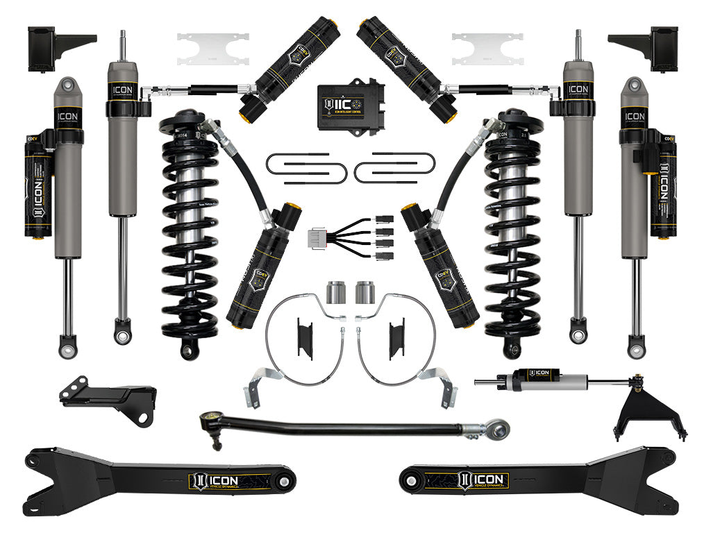 2023-2025 Powerstroke ICON Front and Rear Lift Kit (ICOK63219R)