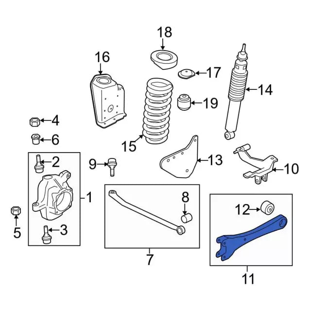 2011-2016 Powerstroke FR RH Radius Arm