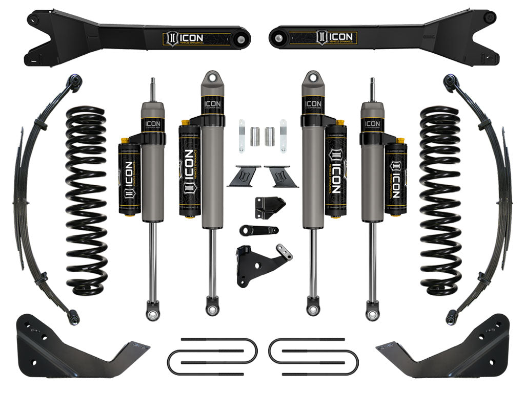 2005-2007 Powerstroke ICON Front and Rear Lift Kit (ICOK67104R)