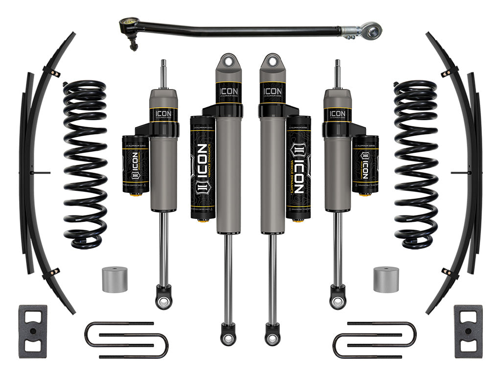 2023 Powerstroke ICON 2.5 Front and Rear Lift Kit (ICOK62563L)