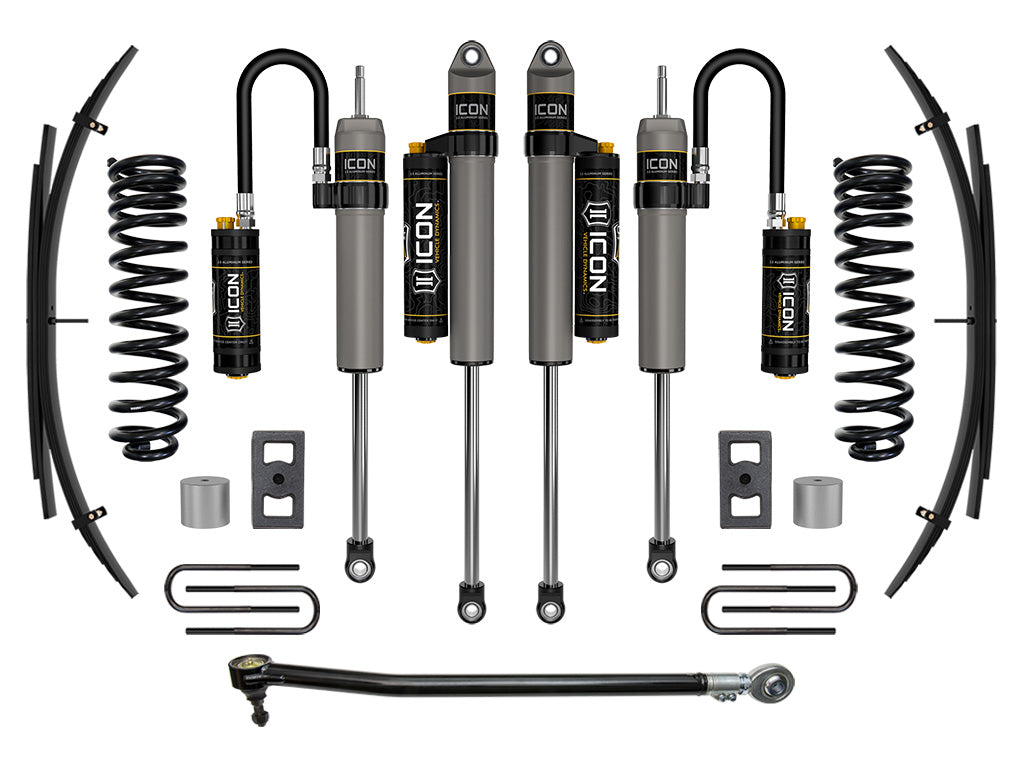 2023 Powerstroke ICON 2.5 Front and Rear Lift Kit (ICOK62564L)