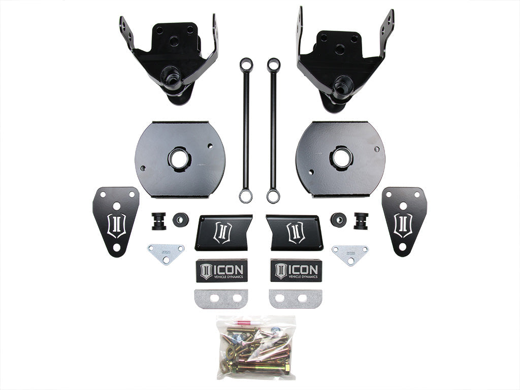 2014-2018 Cummins ICON Front and Rear Installation Kit (ICO214205)