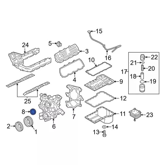 2003-2010 Powerstroke Rear Main Seal