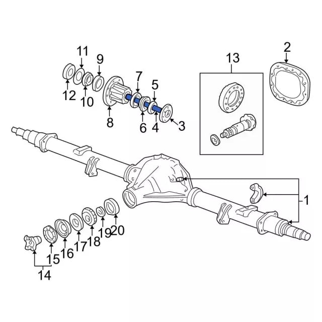 1999-2003 Powerstroke FR Outer Axle Seal