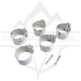 2011-2026 Ford Powerstroke 6.7L 5" SS Downpipe Back Exhaust - No Muffler (PD-1-12334152)