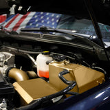 HSP Diesel coolant tank installed in a 2020-2026 L5P Duramax engine bay