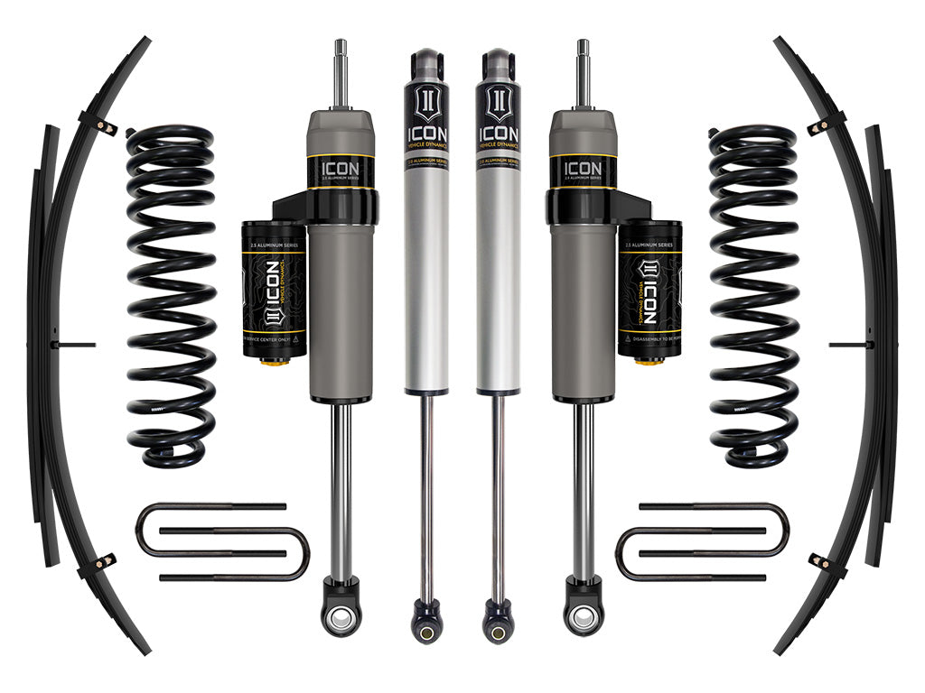 2011-2016 Powerstroke ICON 2.5 Front and Rear Lift Kit (ICOK62582)
