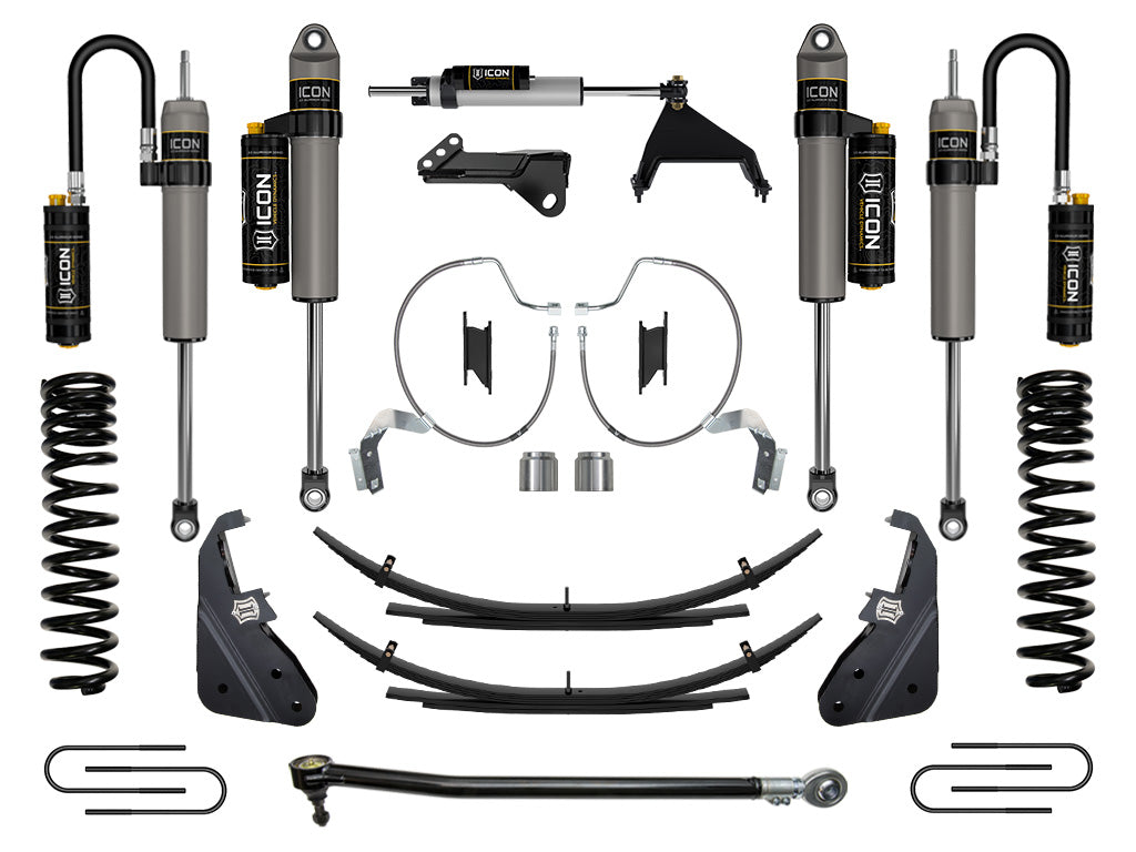2023-2025 Powerstroke ICON Front and Rear Lift Kit (ICOK64545L)