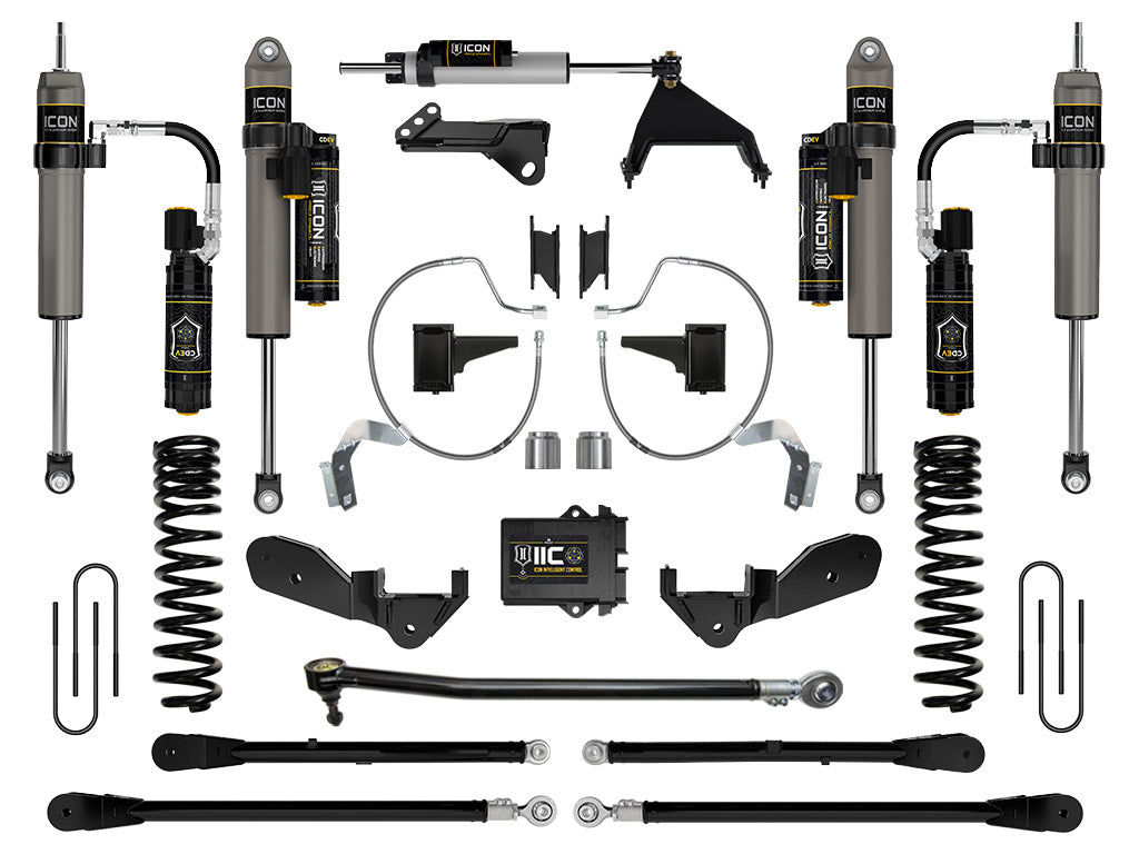 2023-2025 Powerstroke ICON Front and Rear Lift Kit (ICOK64548)