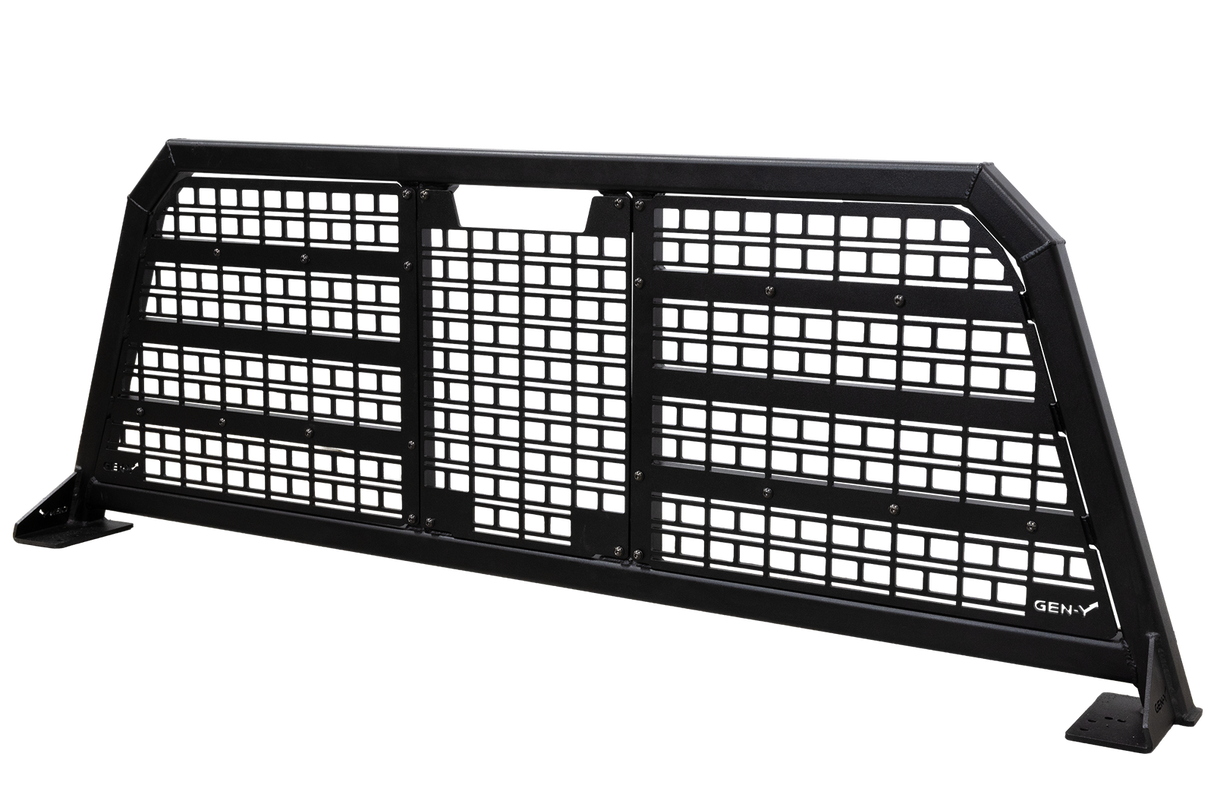 Gen-Y DEFIANCE Headache Rack Base Rack + 3 MOLLE Panels for 2019-2026 Ram 2500 and Ram 3500 (GH-28004)