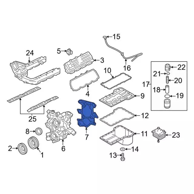 2003-2007 Powerstroke Outer Timing Cover Gasket