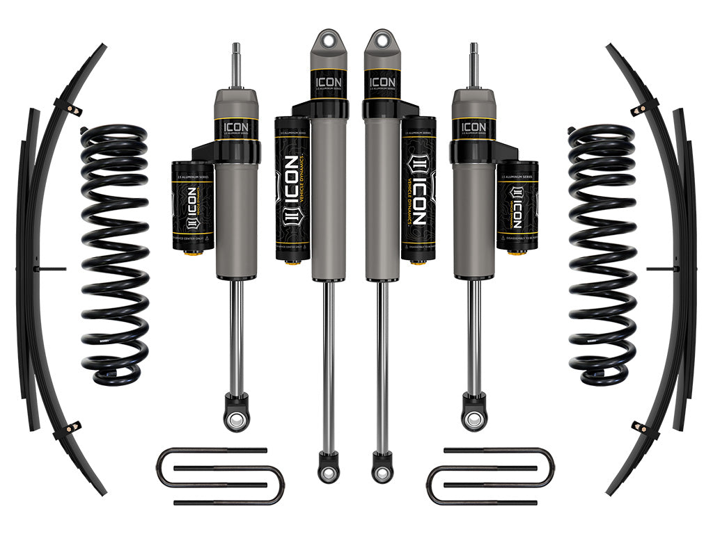 2017-2019 Powerstroke ICON 2.5 Front and Rear Lift Kit (ICOK62512L)