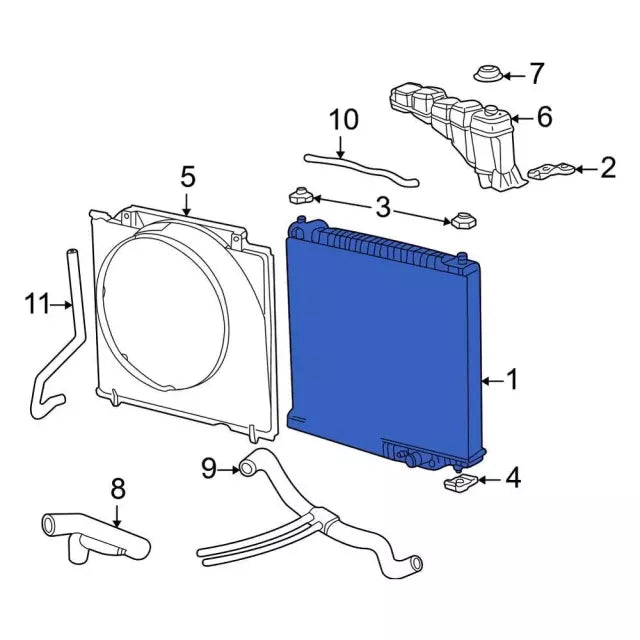 1999-2003 Powerstroke Radiator