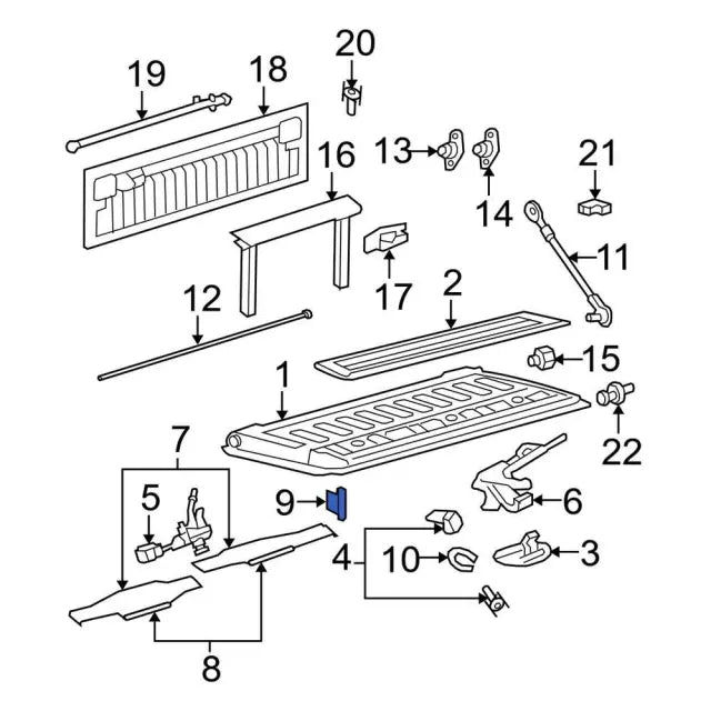 2003-2022 Powerstroke Tailgate Latch