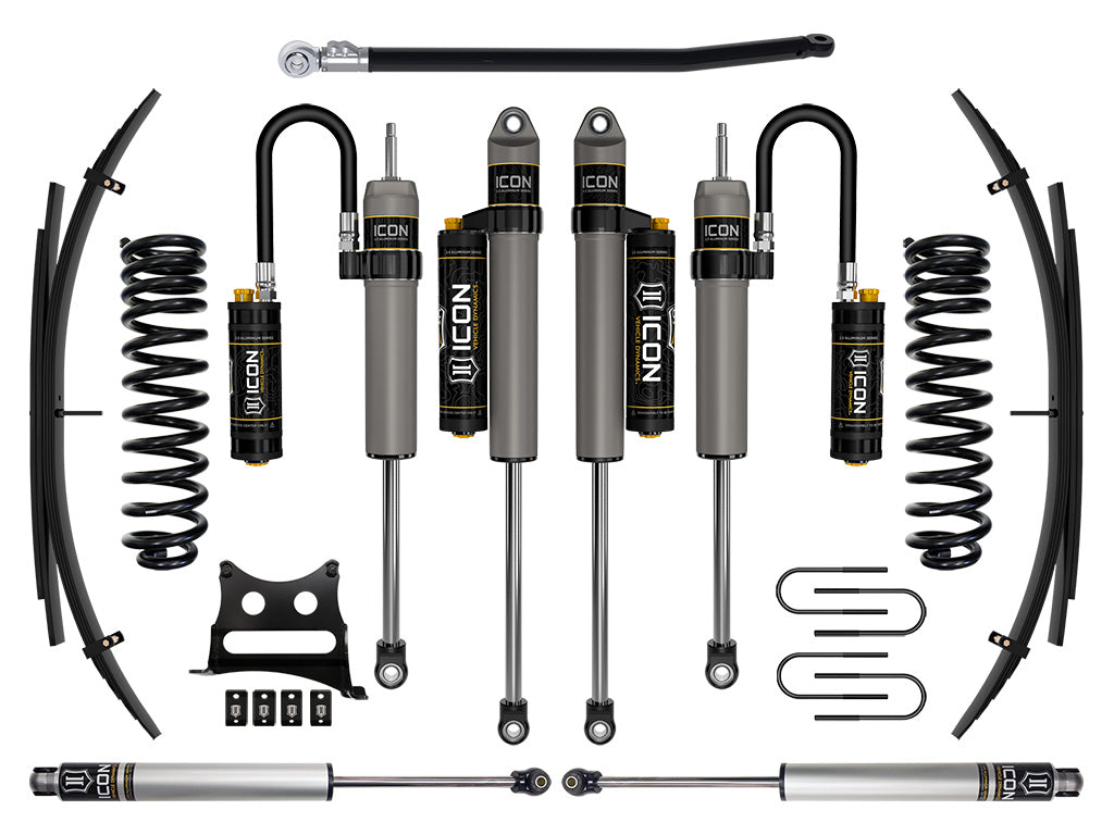 2008-2010 Powerstroke ICON 2.5 Front and Rear Lift Kit (ICOK62575)