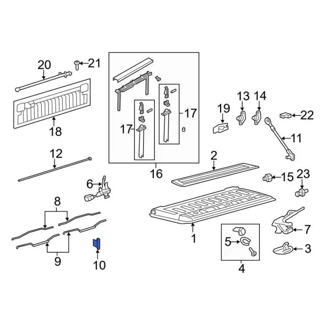 2003-2022 Powerstroke Tailgate Latch