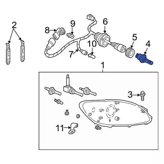 1994.5-2003 Powerstroke Headlight Bulb