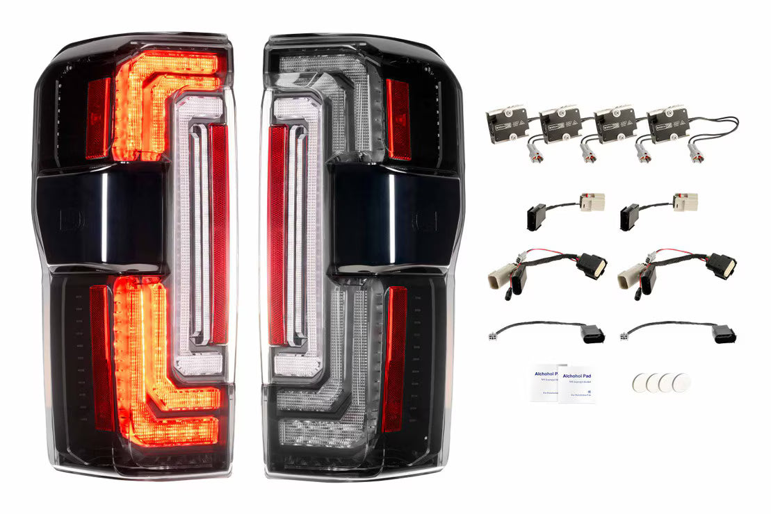2023+ Powerstroke XB LED Tail Lights Smoked (LF352)