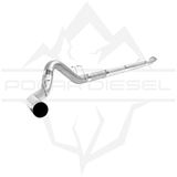 2011-2026 Ford Powerstroke 6.7L 5" 304SS Downpipe Back Exhaust - No Muffler (PD-1-12334452)