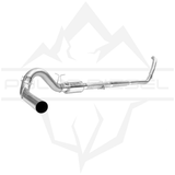 2003-2007 Ford Powerstroke 6.0L 5" SS Turbo Back Exhaust - w/ Muffler (PD-1-11519151)