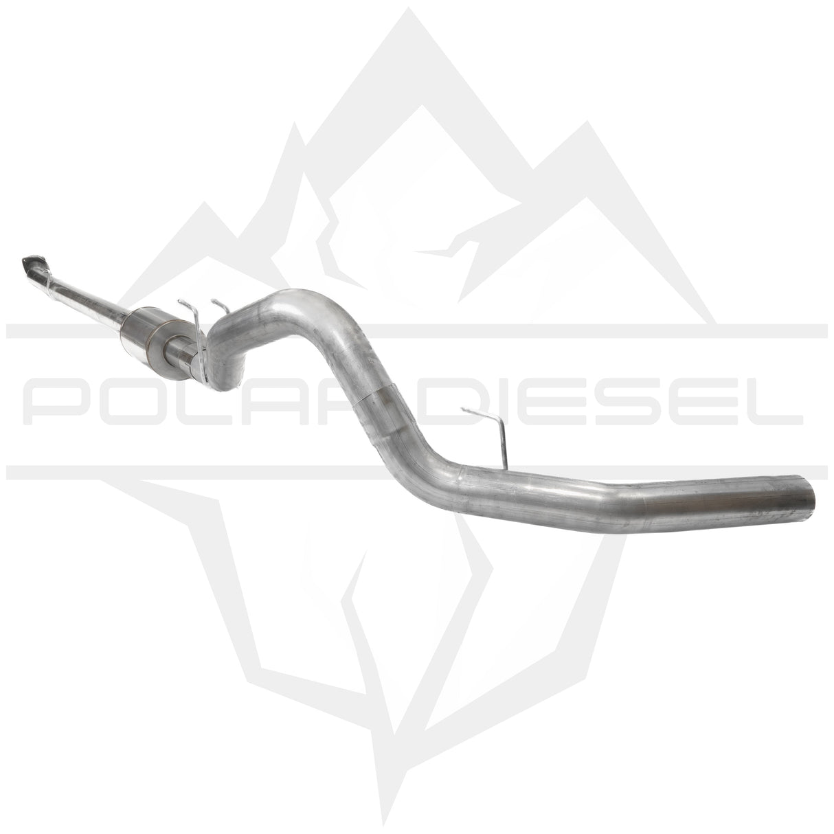 2011-2026 Ford Powerstroke 6.7L 4" SS Downpipe Back Exhaust - w/ Muffler (PD-1-12334141)