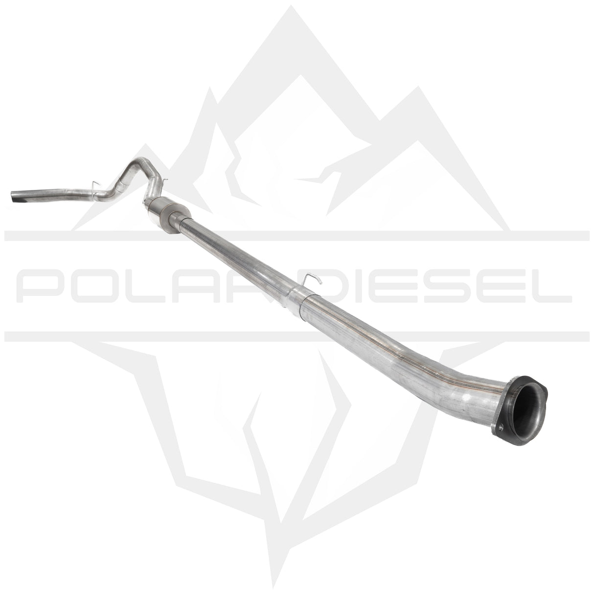 2011-2026 Ford Powerstroke 6.7L 4" SS Downpipe Back Exhaust - w/ Muffler (PD-1-12334141)