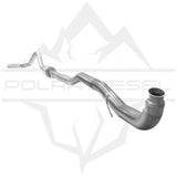 2011-2015 Duramax 6.6L 4" SS Downpipe Back Exhaust - w/ Muffler (PD-1-32327141)