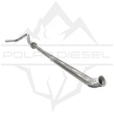 2019-2024 Cummins 6.7L 4" SS Downpipe Back Exhaust - w/ Muffler (PD-1-23133141)