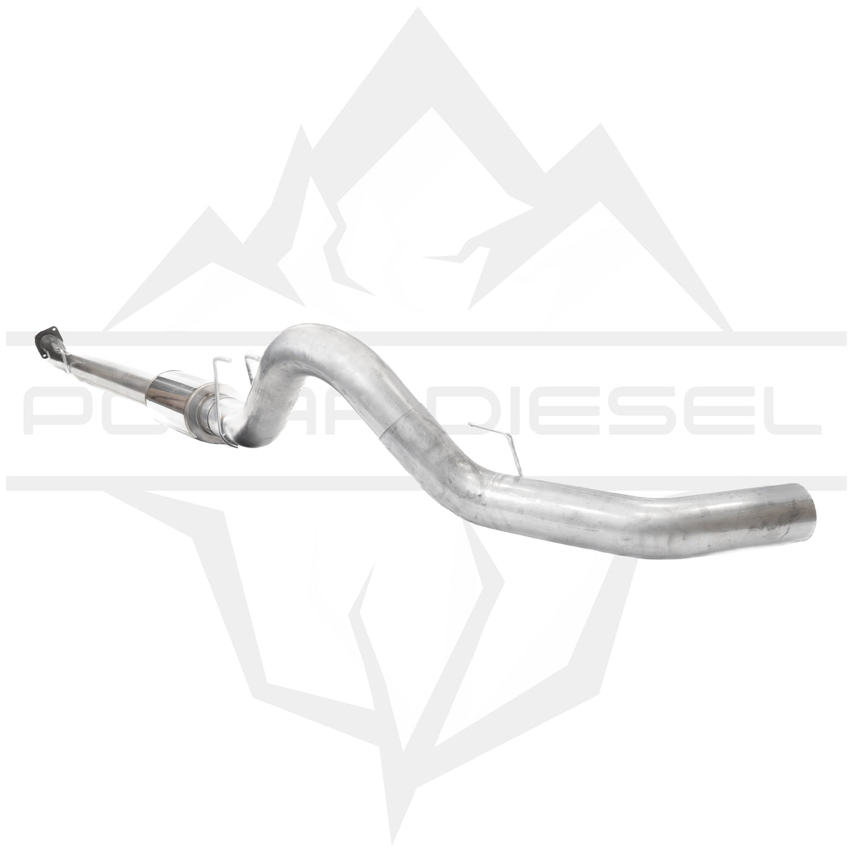 2011-2026 Ford Powerstroke 6.7L 5" SS Downpipe Back Exhaust - w/ Muffler (PD-1-12334151)