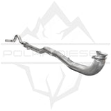 2017-2026 Duramax 6.6L 5" SS Downpipe Back Exhaust - w/ Muffler (PD-1-32934151)